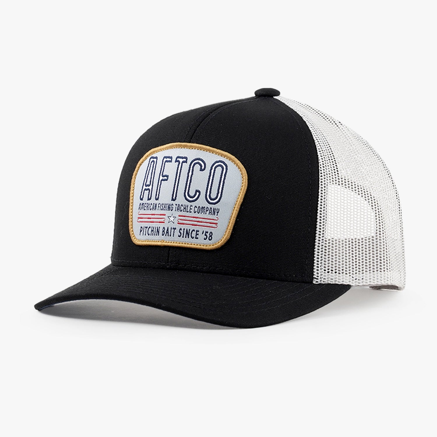 AFTCO Waterborne Trucker Hat Black