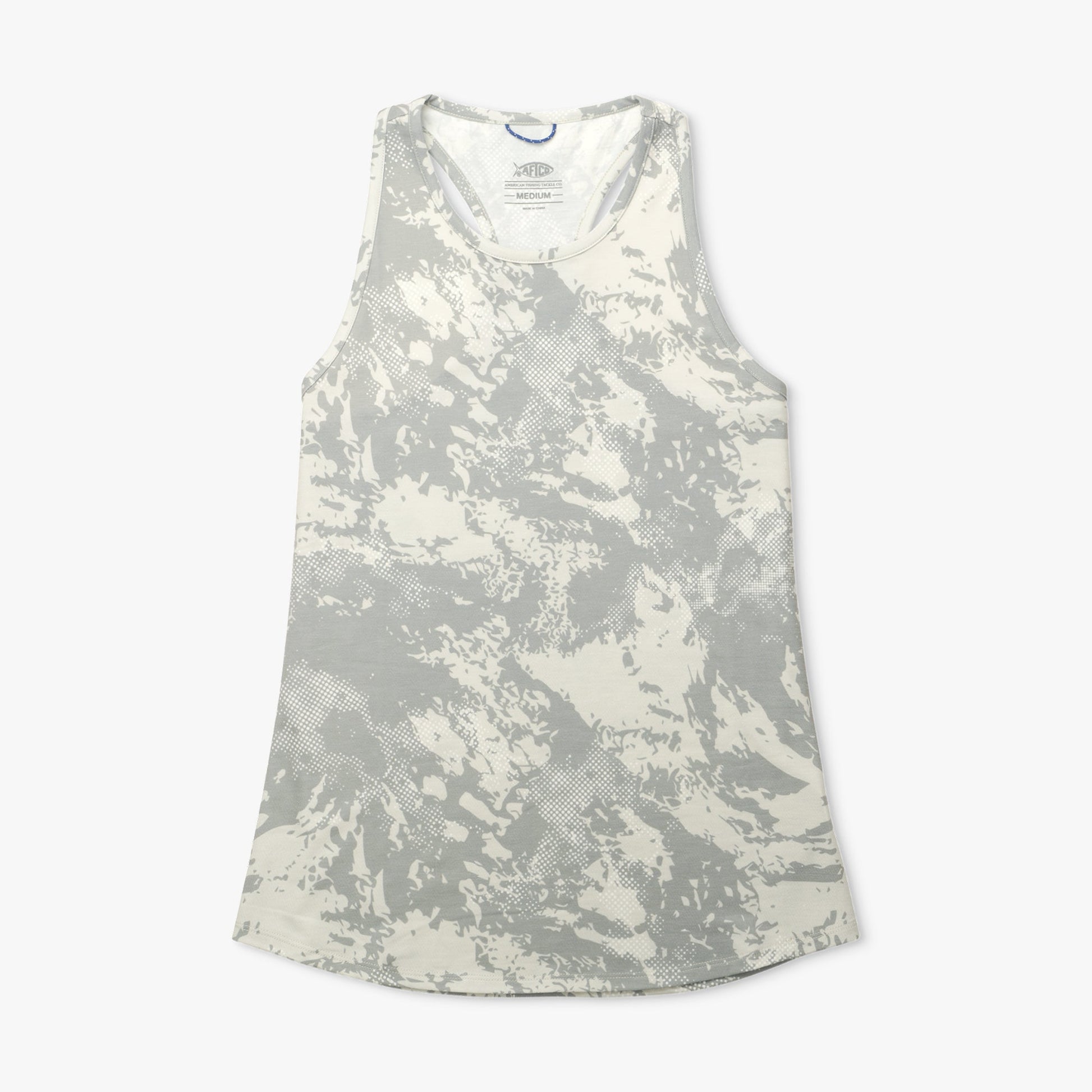 AFTCO AFTCO Ocean Bound Women's Fishing Tank Top Silver Storm Camo
