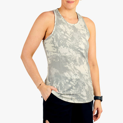 AFTCO AFTCO Ocean Bound Women's Fishing Tank Top Silver Storm Camo