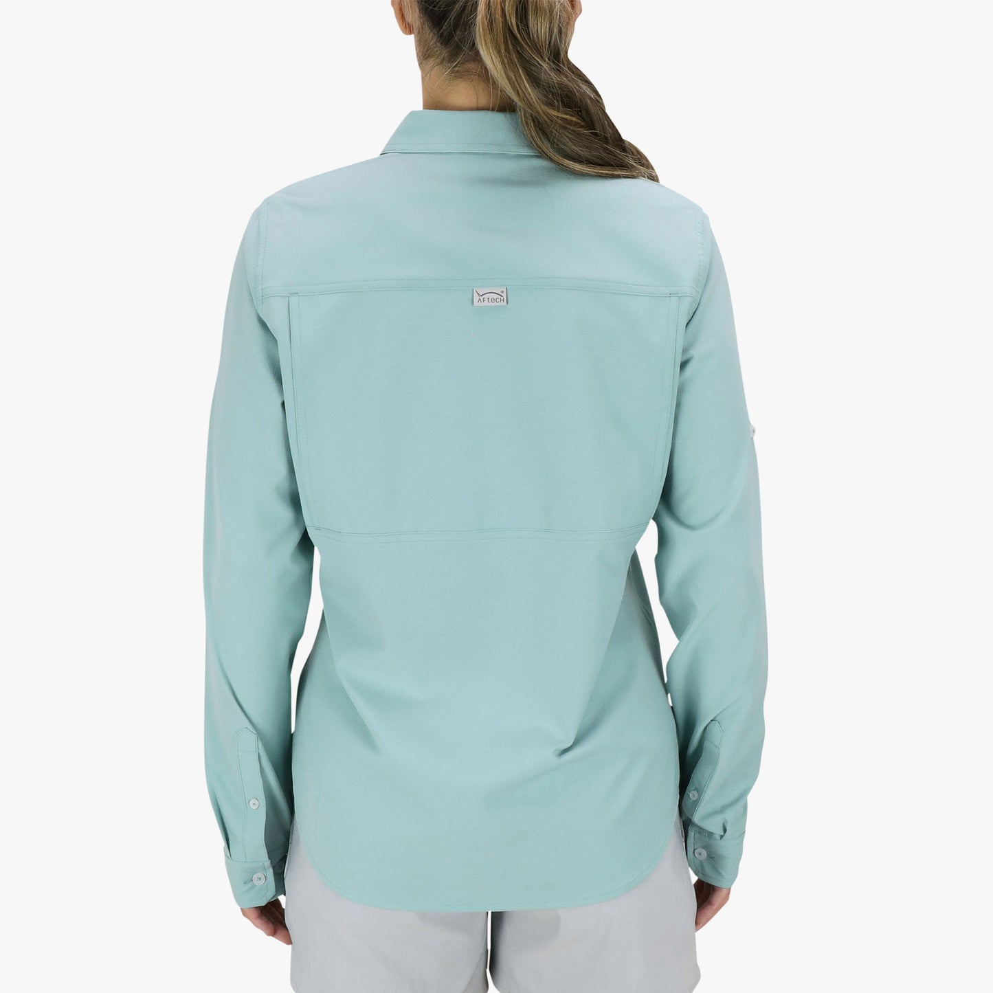 AFTCO Women's Ace LS Button Down Aquifer