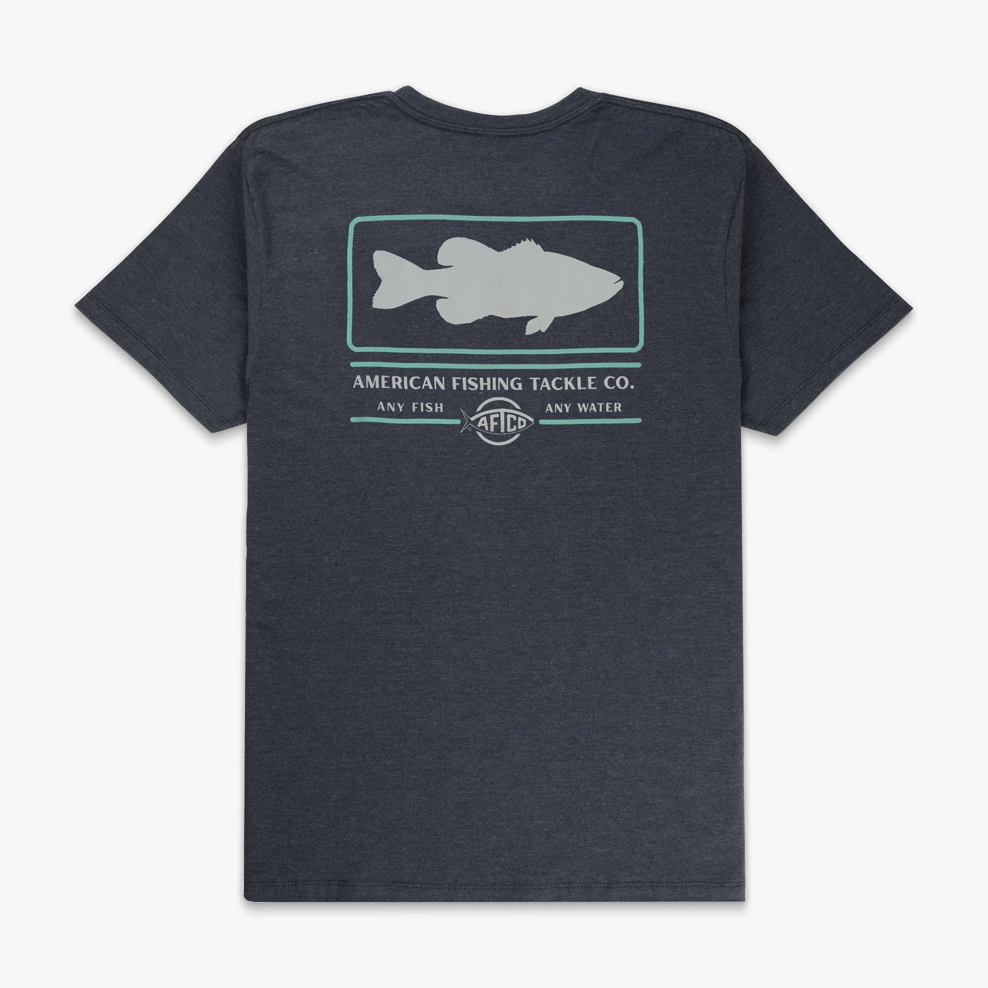 AFTCO Frontier SS Fishing T-Shirts Charcoal Heather