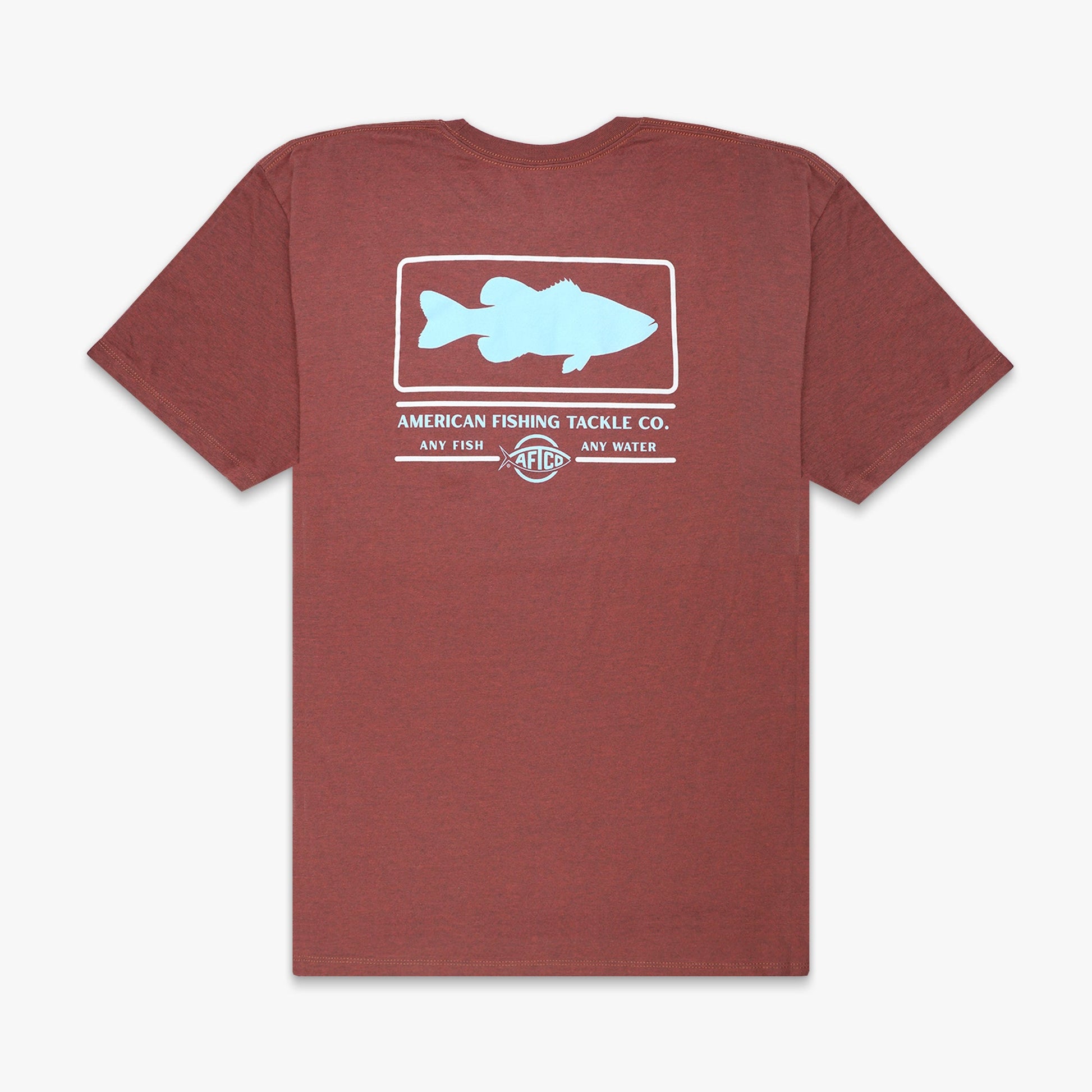 AFTCO Frontier SS Fishing T-Shirts Charcoal Heather