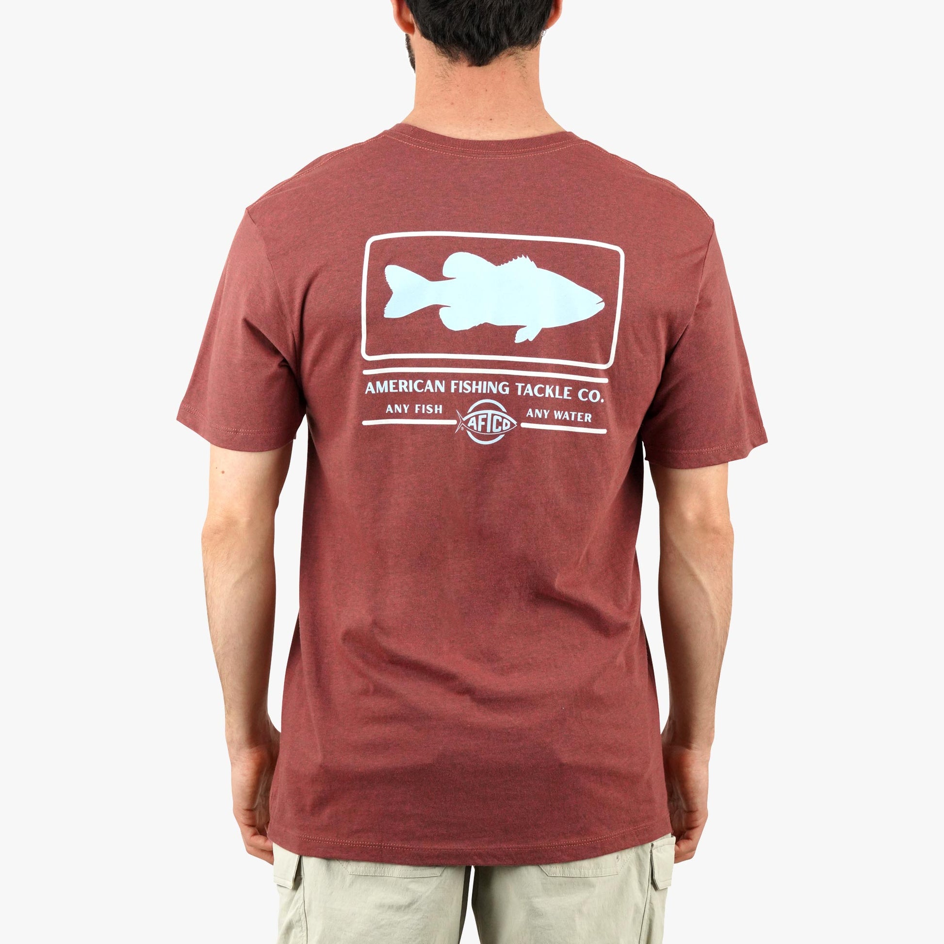 AFTCO Frontier SS Fishing T-Shirts Charcoal Heather