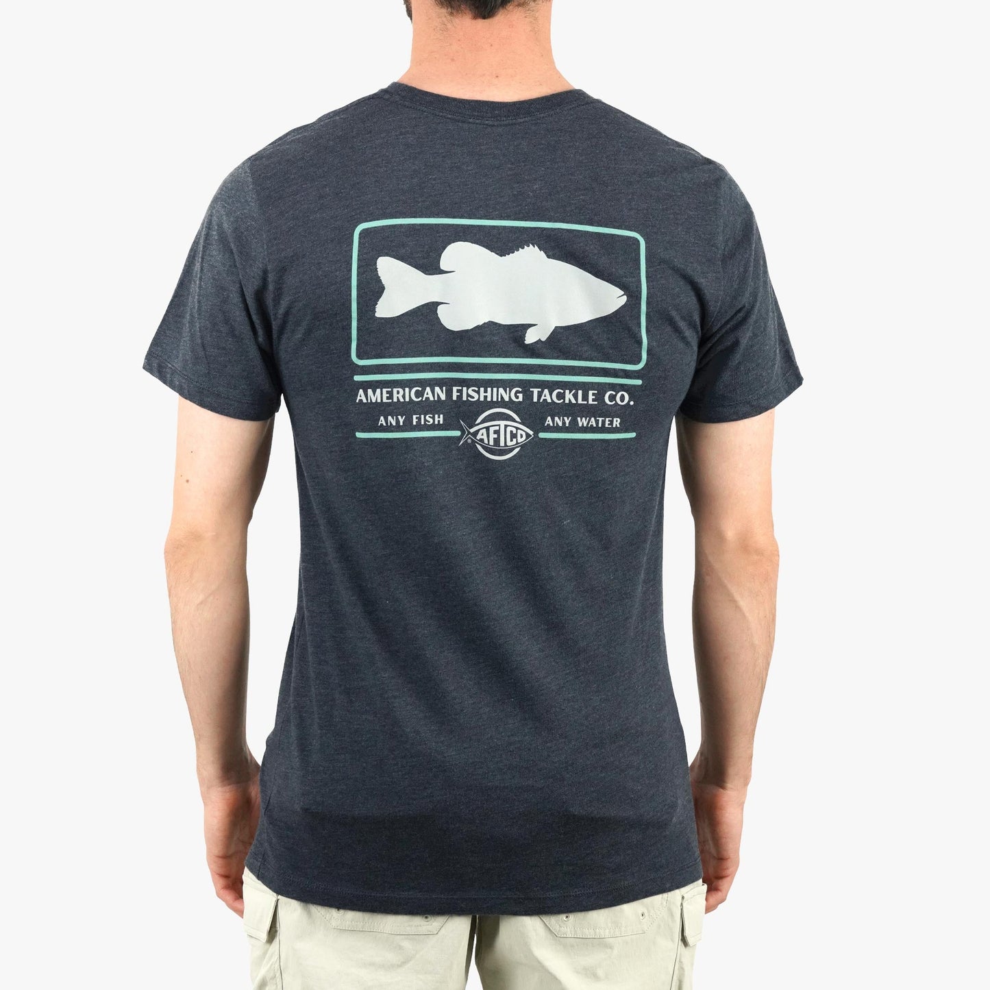 AFTCO Frontier SS Fishing T-Shirts Charcoal Heather