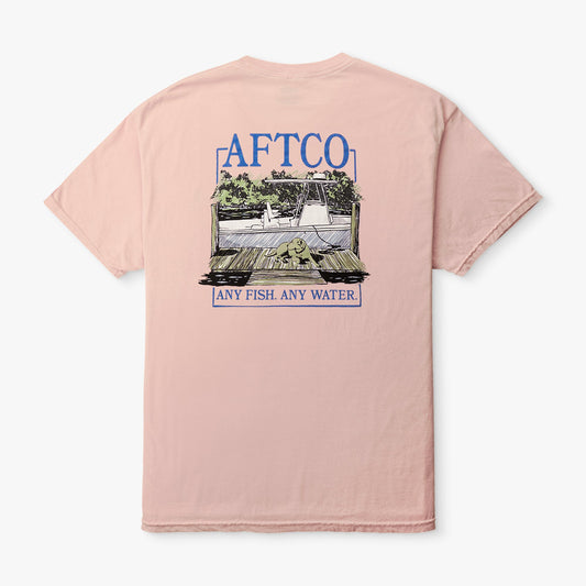 AFTCO Seek SS T-Shirt Dusty Rose Heather