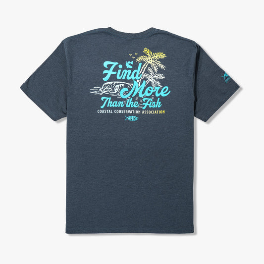 AFTCO CCA Palma SS T-Shirt Midnight Heather