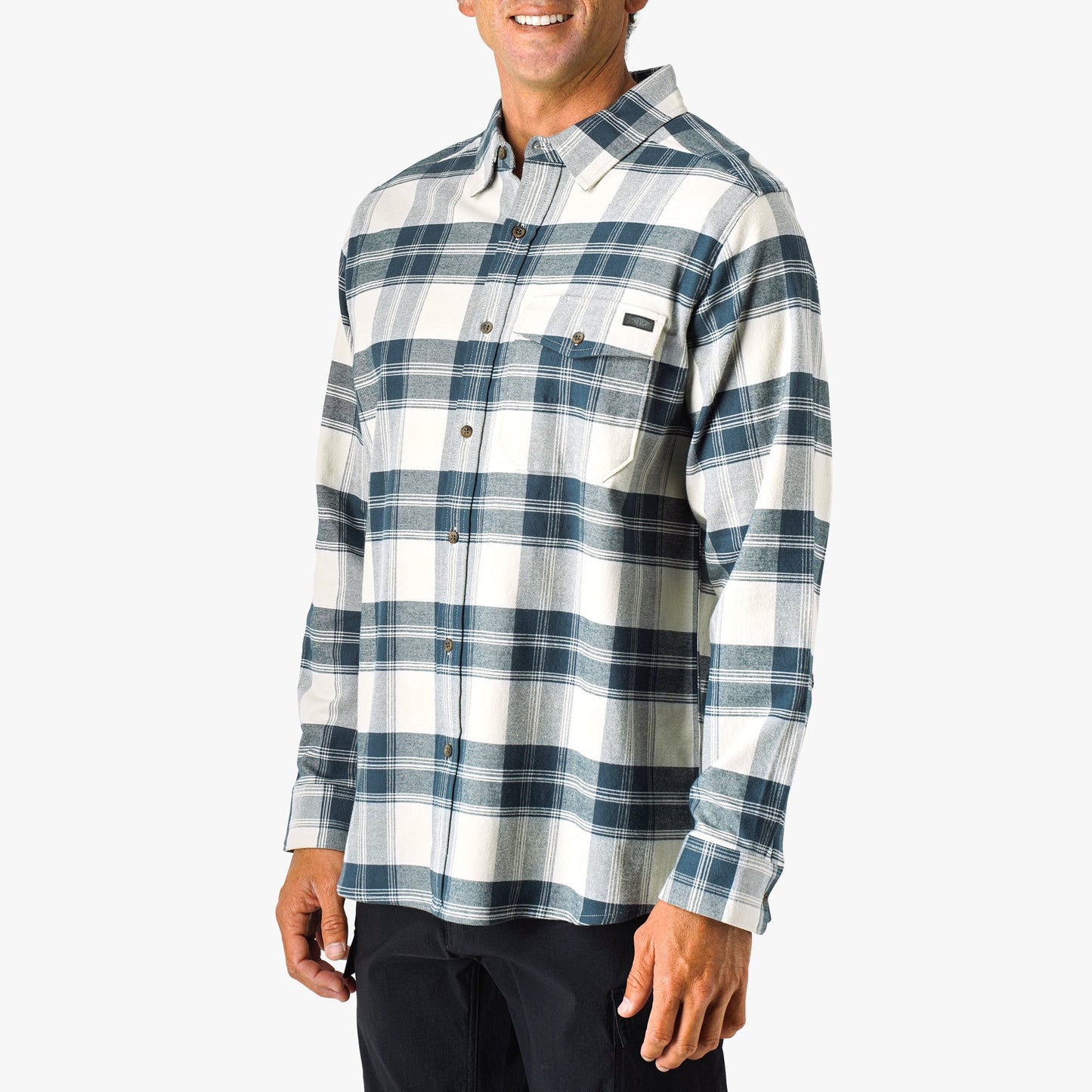 AFTCO Lager LS Flannel Shirt Redwood Burl