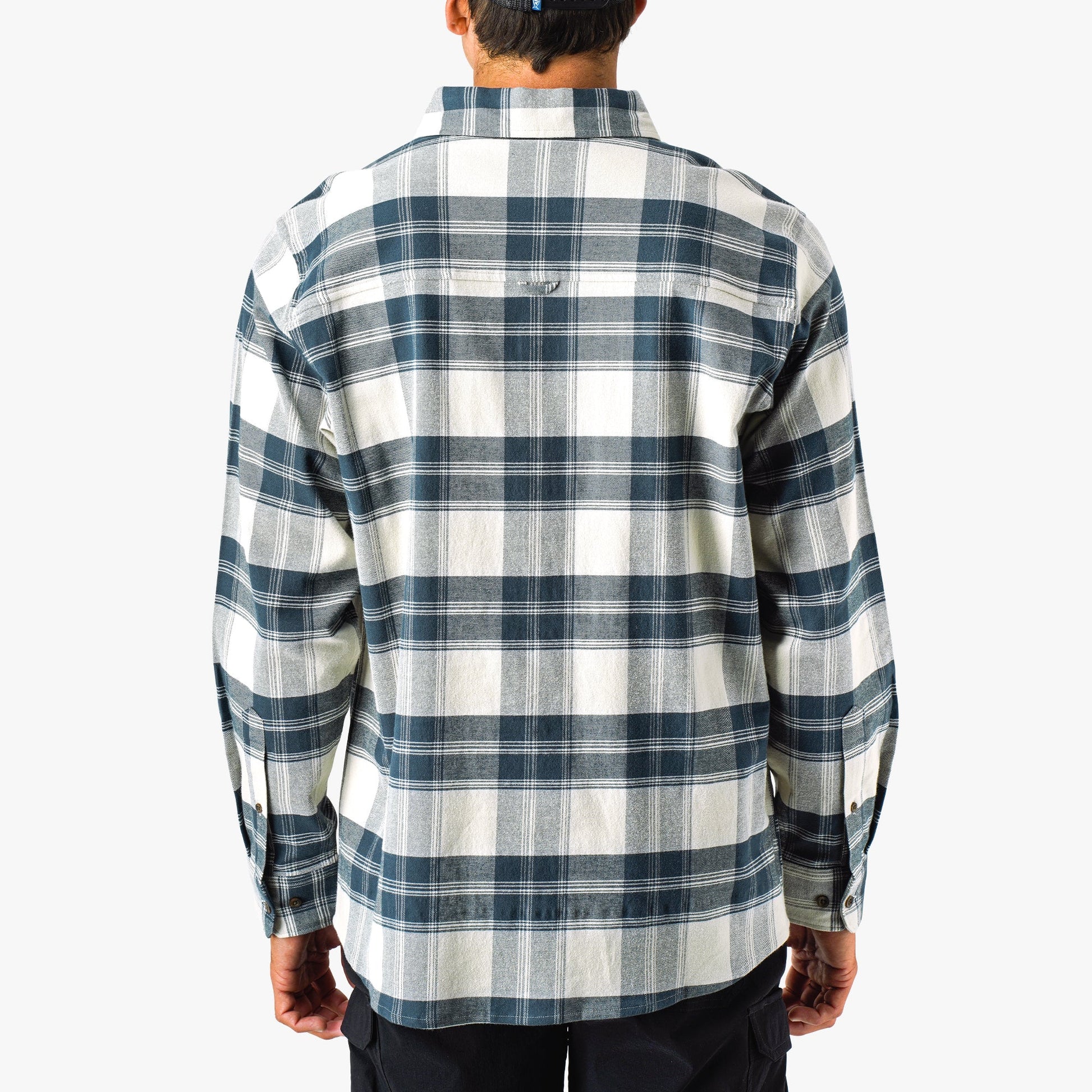 AFTCO Lager LS Flannel Shirt Redwood Burl