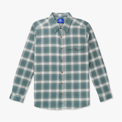 AFTCO Lager LS Flannel Shirt Redwood Burl