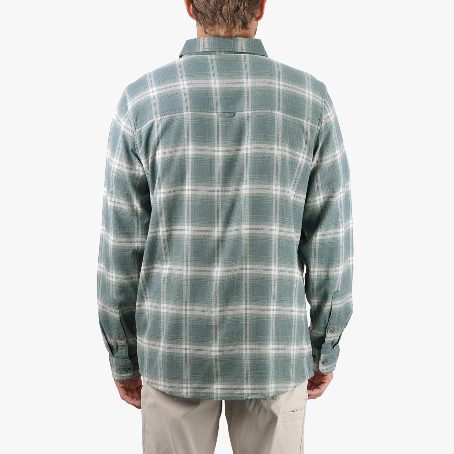 AFTCO Lager LS Flannel Shirt Redwood Burl