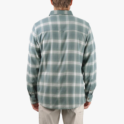 AFTCO Lager LS Flannel Shirt Redwood Burl