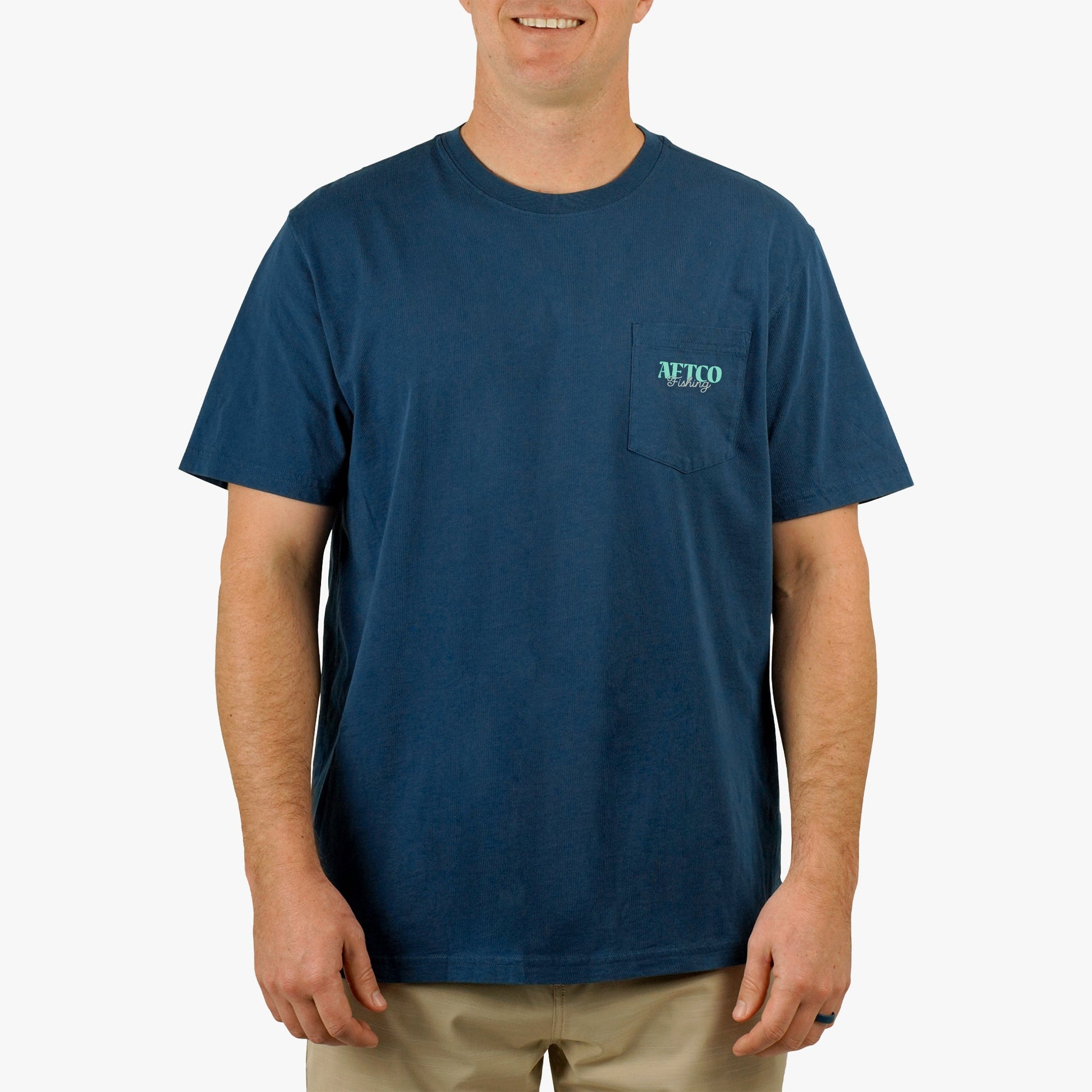 AFTCO Dreamer SS Boat T-Shirt Naval