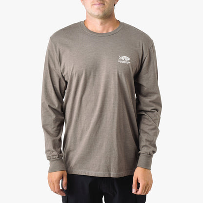 AFTCO Wander Long Sleeve Fishing Shirt Bungee Cord Heather