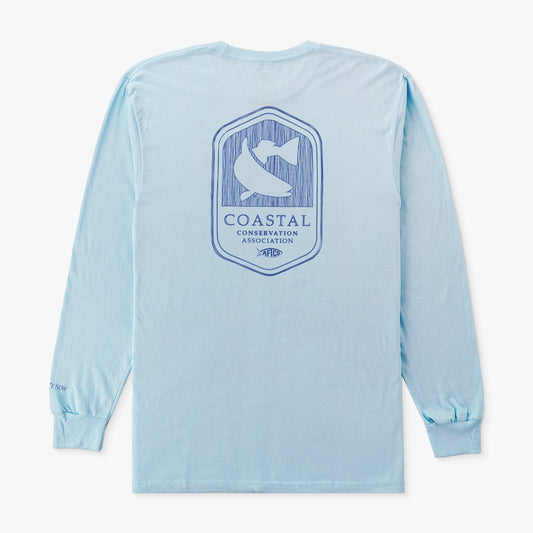 AFTCO CCA LS T-Shirt Bluesteel Heather