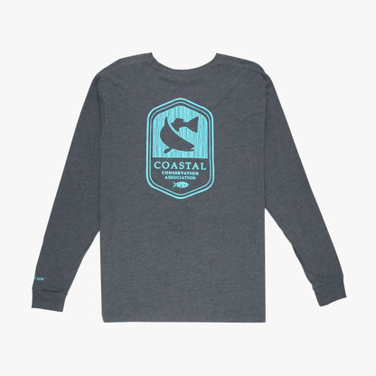 AFTCO CCA LS T-Shirt Bluesteel Heather