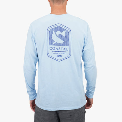 AFTCO CCA LS T-Shirt Bluesteel Heather