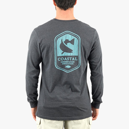 AFTCO CCA LS T-Shirt Bluesteel Heather