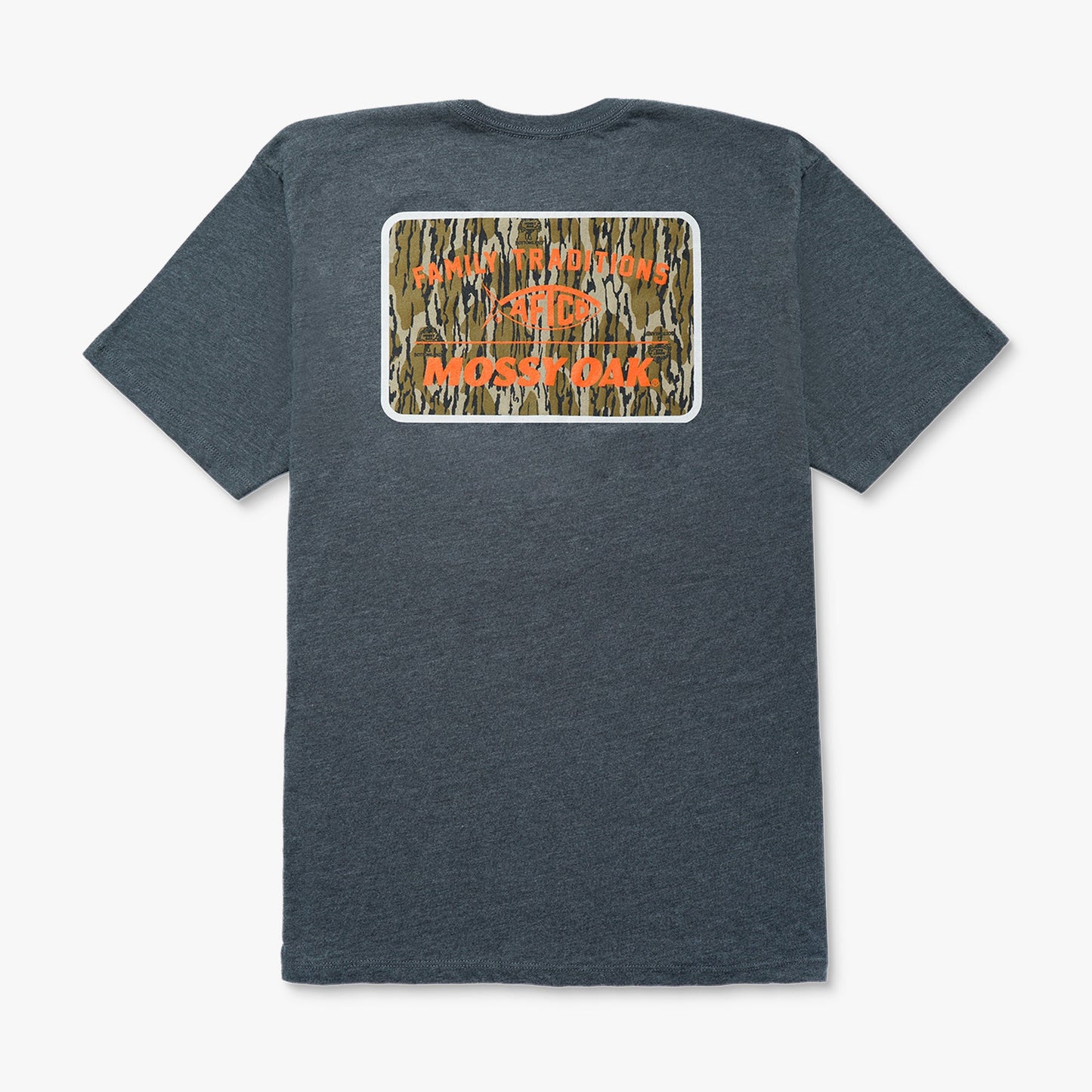 AFTCO Traditions SS Fishing T-Shirt Charcoal Heather
