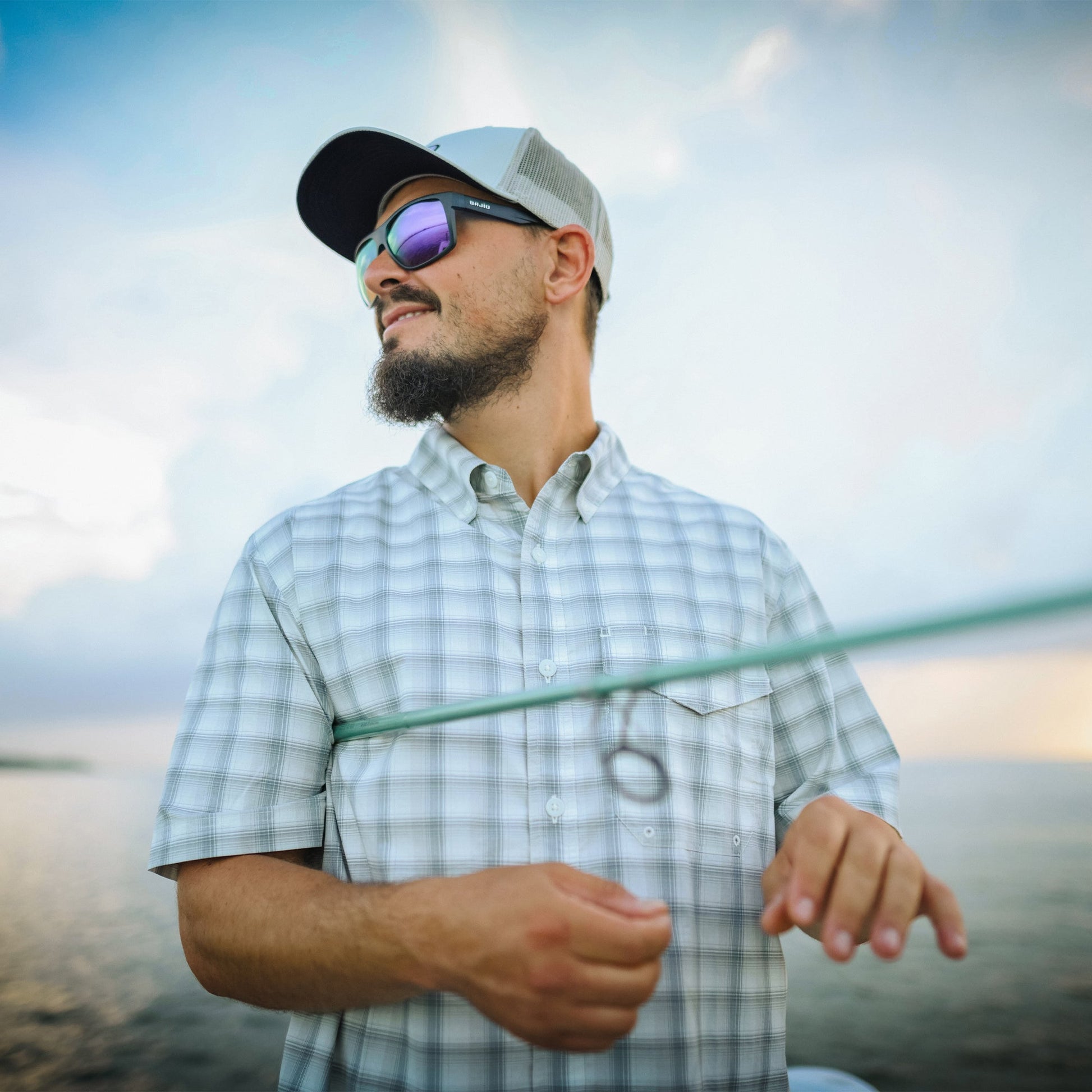 AFTCO Portside SS Vented Fishing Shirt Bering Sea