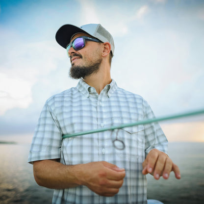 AFTCO Portside SS Vented Fishing Shirt Bering Sea
