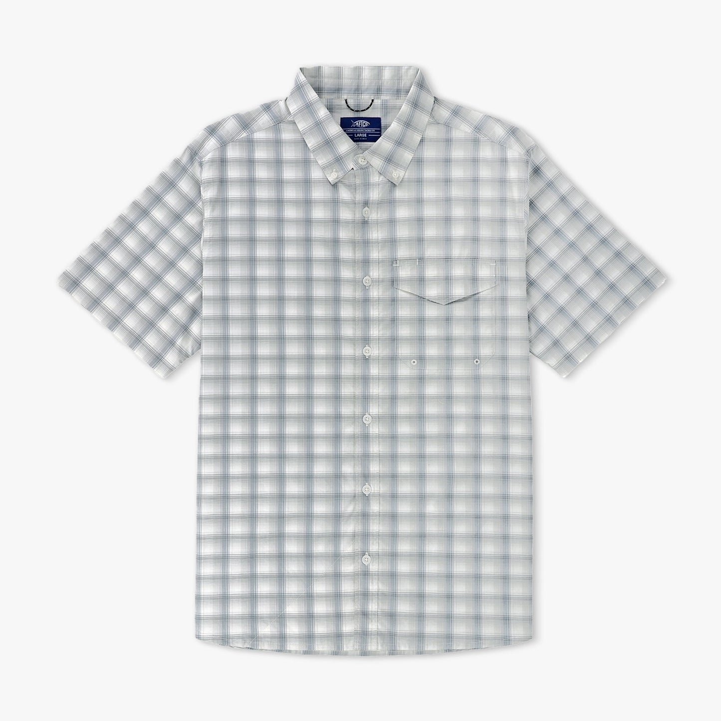 AFTCO Portside SS Vented Fishing Shirt Bering Sea