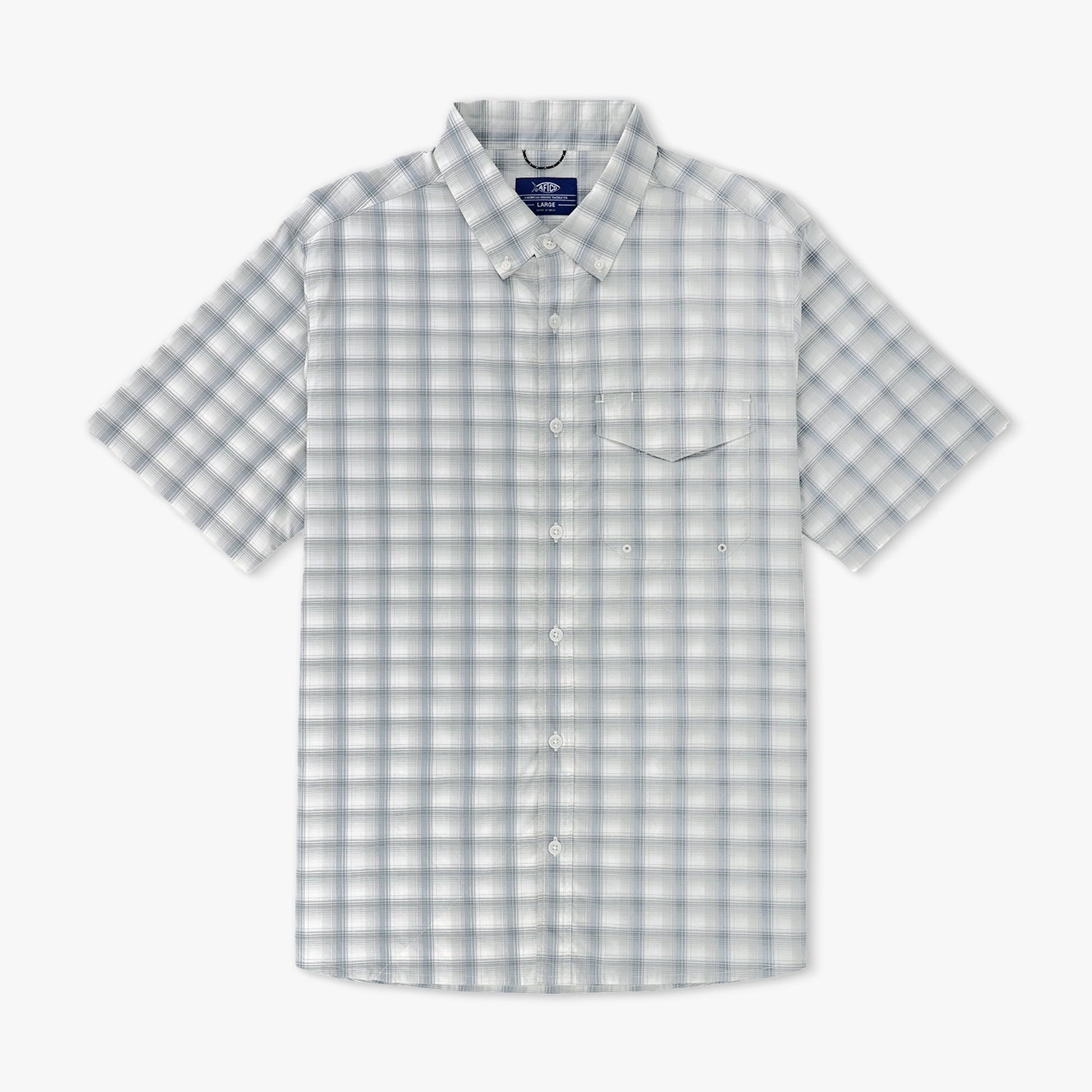 AFTCO Portside SS Vented Fishing Shirt Bering Sea
