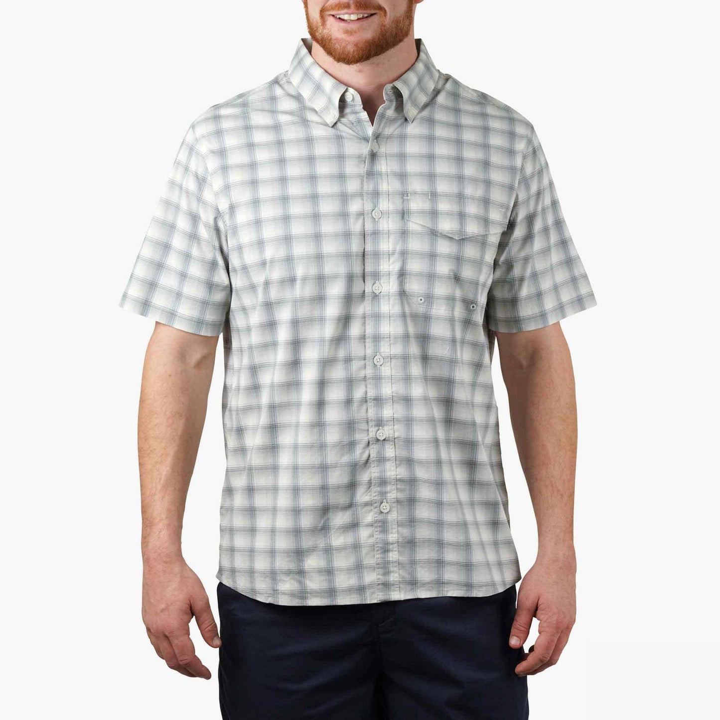 AFTCO Portside SS Vented Fishing Shirt Bering Sea