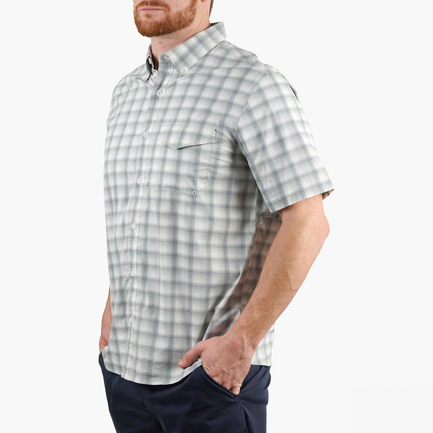 AFTCO Portside SS Vented Fishing Shirt Bering Sea