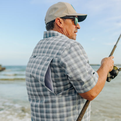 AFTCO Portside SS Vented Fishing Shirt Bering Sea