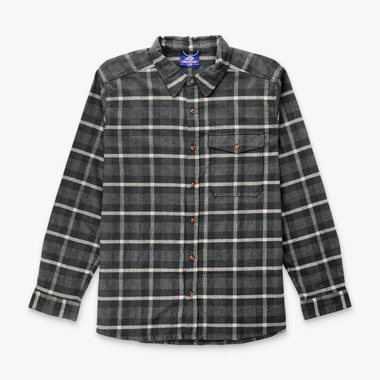 AFTCO Lager LS Flannel Shirt Black