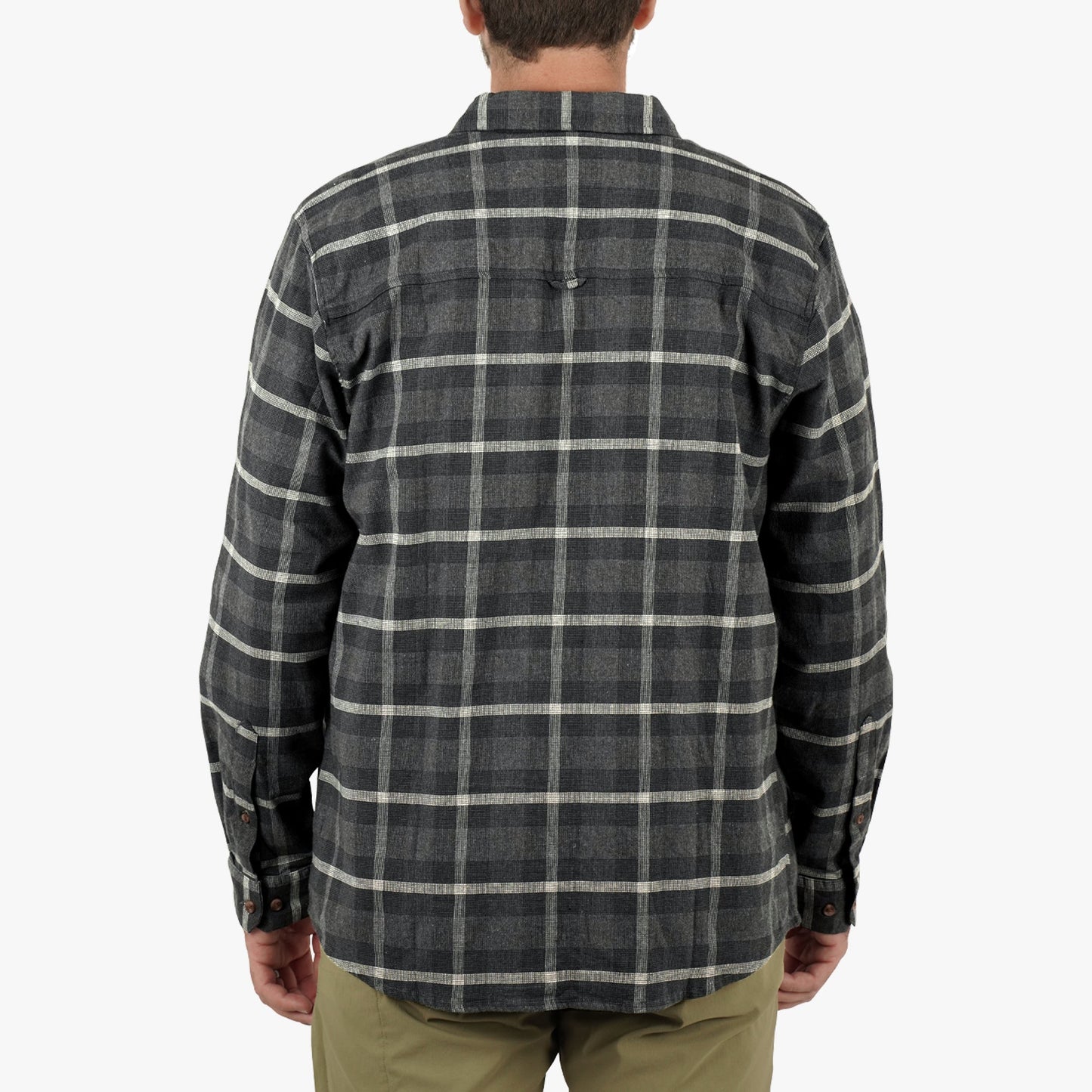 AFTCO Lager LS Flannel Shirt Black