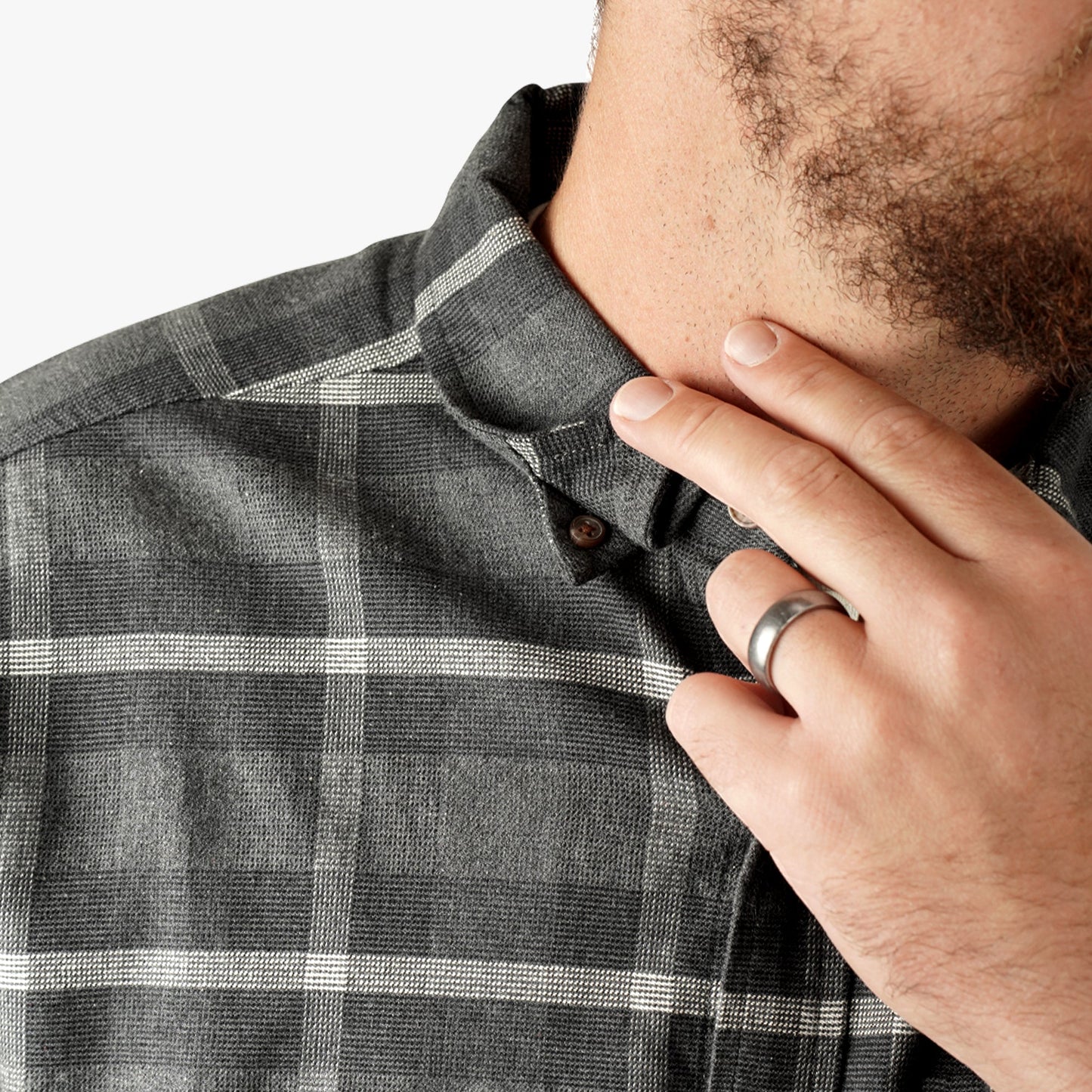 AFTCO Lager LS Flannel Shirt Black