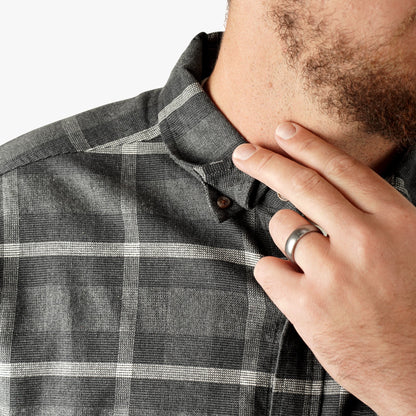 AFTCO Lager LS Flannel Shirt Black