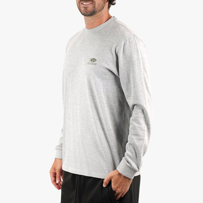 AFTCO Domino Long Sleeve Fishing T-Shirt Athletic Heather